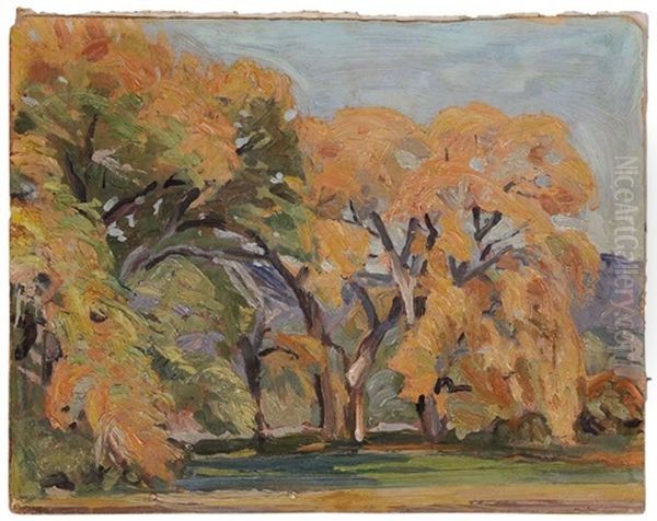 Taos Landscape Oil Painting by Joseph Imhoff