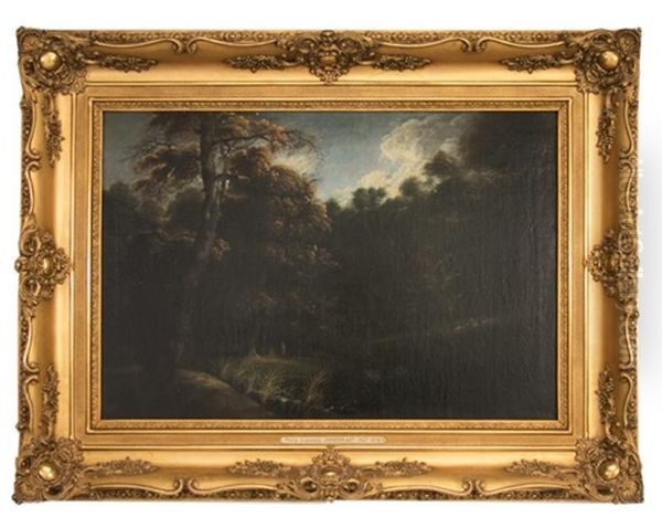 Landscape Oil Painting by Philippe-Augustin Immenraet