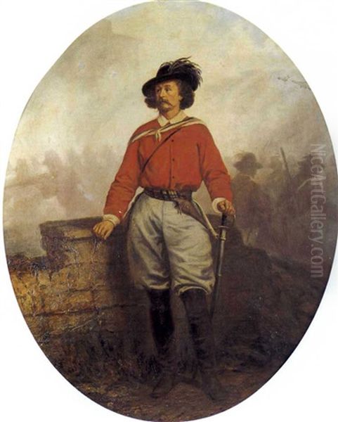 Ritratto Di Garibaldino Oil Painting by A. Jules Van Imschoot