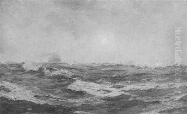 The Rising Moon Oil Painting by William Ayerst Ingram