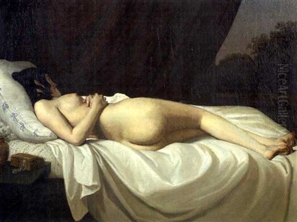 Odalisque: Nude Reclining On A Bed Oil Painting by Jean Auguste Dominique Ingres