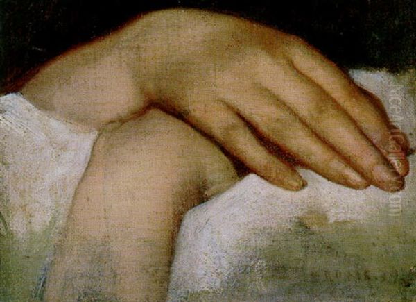 Hands Oil Painting by Jean Auguste Dominique Ingres