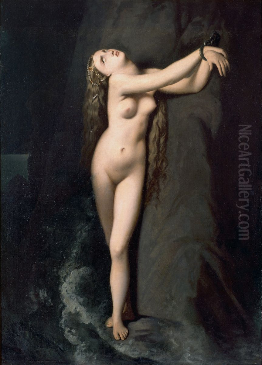 Angelique Oil Painting by Jean Auguste Dominique Ingres