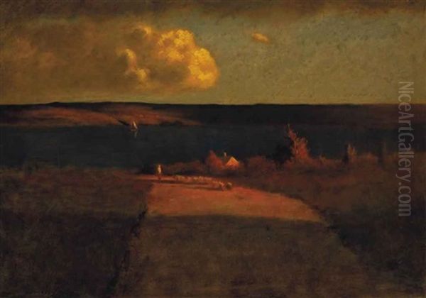 On The St. Croix River Oil Painting by George Inness Jnr.