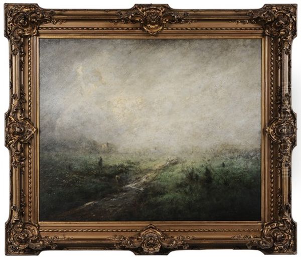 The Sun Shower Oil Painting by George Inness Jnr.