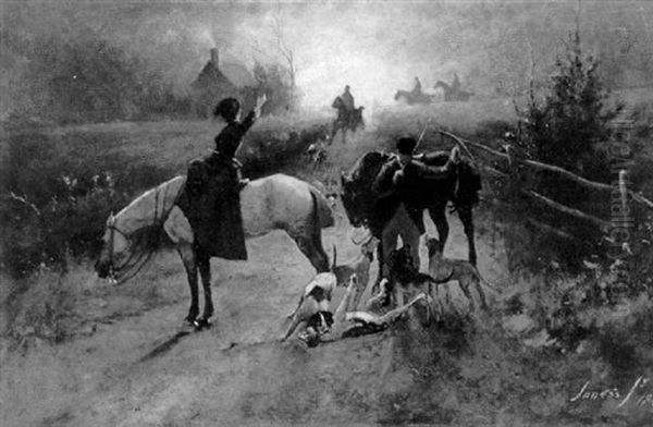 Tally Ho! Oil Painting by George Inness Jnr.