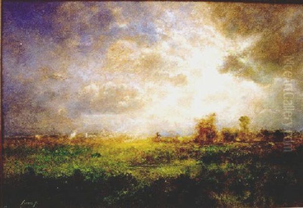 Silver Lining Oil Painting by George Inness Jnr.