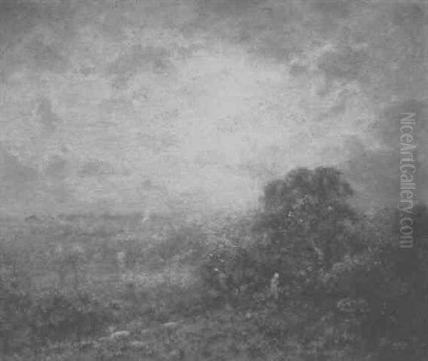 The Glowing Sun Oil Painting by George Inness Jnr.