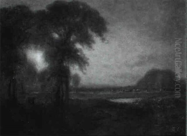 Out To Pasture Oil Painting by George Inness Jnr.