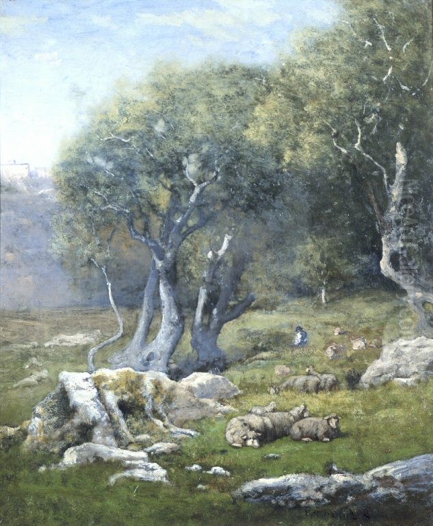 Tivoli, Italy Oil Painting by George Inness