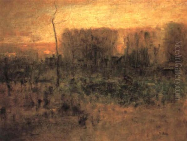 The End Of An Autumn Day Oil Painting by George Inness