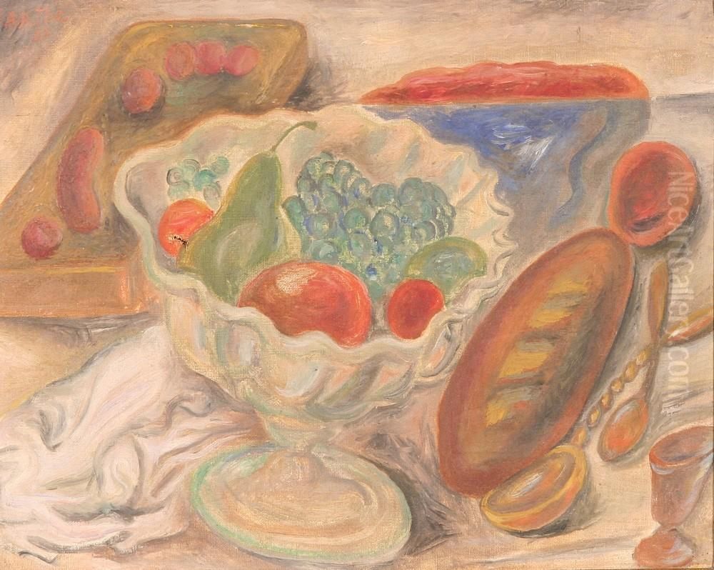 Still Life Oil Painting by Victor Barthe