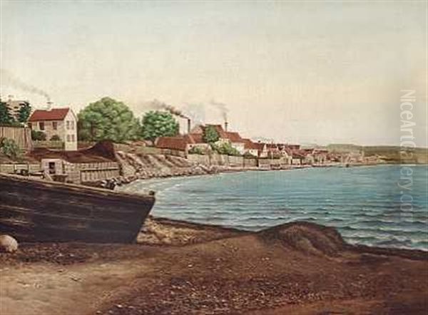 Kystparti Fra Massachusetts Oil Painting by Ernest Ludwig Ipsen