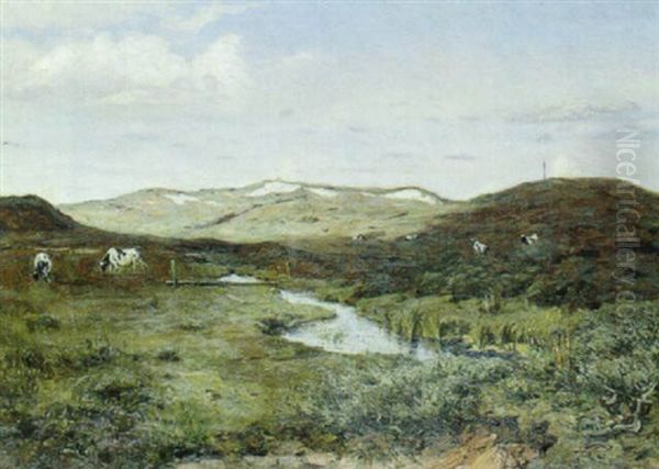 Landskab Fra Vendsyssel Oil Painting by Valdemar Irminger
