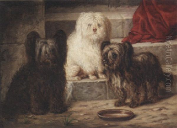 The Best Of Friends Oil Painting by Valdemar Irminger