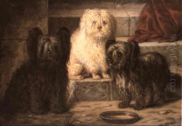 Best Of Friends Oil Painting by Valdemar Irminger