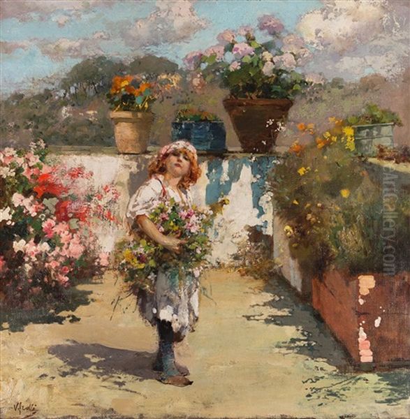 Best Of Friends Oil Painting by Irolli Vincenzo