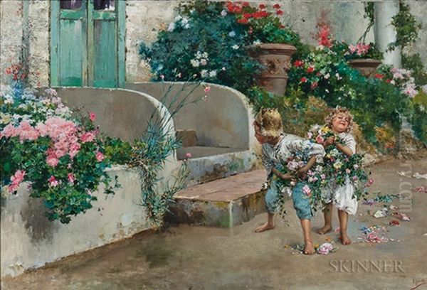 Grandmother's Birthday Oil Painting by Irolli Vincenzo