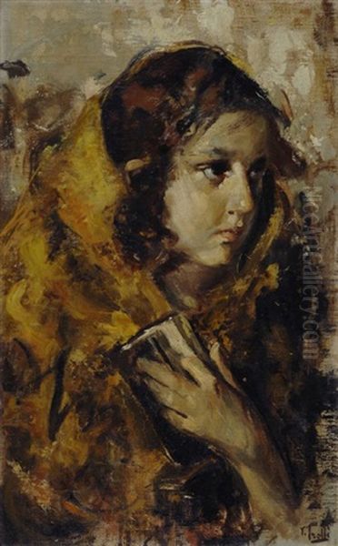 Ragazza Oil Painting by Irolli Vincenzo