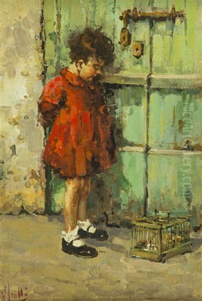 La Gabbietta Oil Painting by Irolli Vincenzo