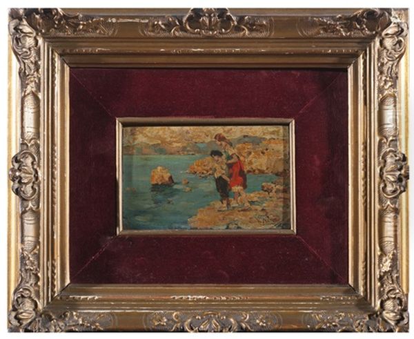 Sugli Scogli Oil Painting by Irolli Vincenzo