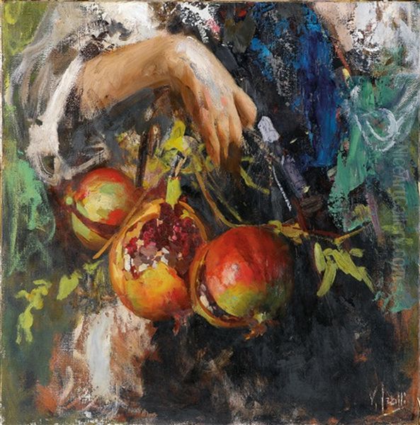 Granatapfel Oil Painting by Irolli Vincenzo