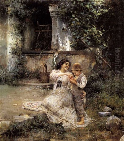 Tenerezza Oil Painting by Irolli Vincenzo