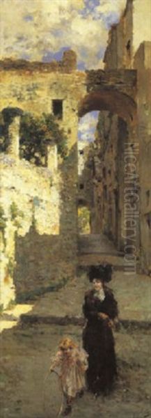 Il Cerchio Oil Painting by Irolli Vincenzo