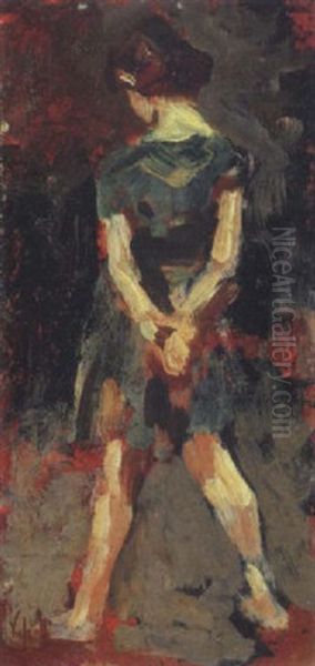 Fanciulla Di Spalle Oil Painting by Irolli Vincenzo