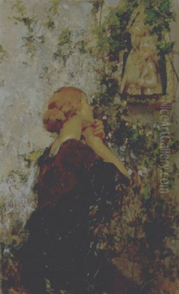 In Preghiera Oil Painting by Irolli Vincenzo