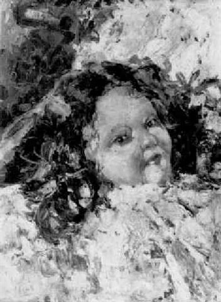 La Fillette Oil Painting by Irolli Vincenzo