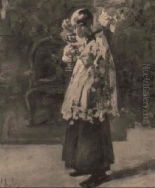 Chierichetto Oil Painting by Irolli Vincenzo