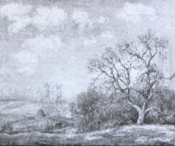 Autumn Fields Oil Painting by Wilson Henry Irvine