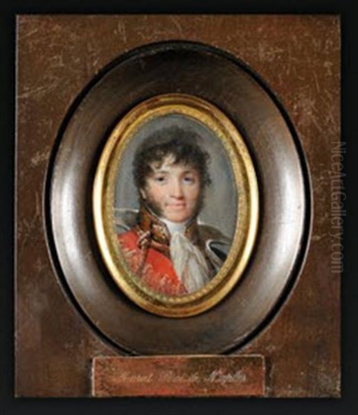 Le Marechal Murat, Futur Roi De Naples Oil Painting by Jean-Baptiste Isabey