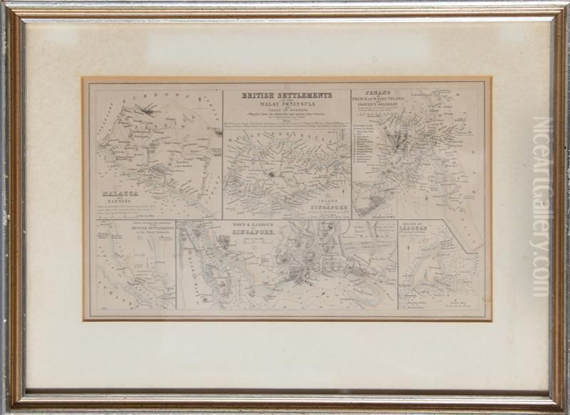 British Settlements Oil Painting by John Bartholomew