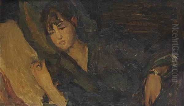 Daydreaming Oil Painting by Isaac Lazarus Israels