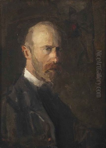 Self Portrait Oil Painting by Isaac Lazarus Israels