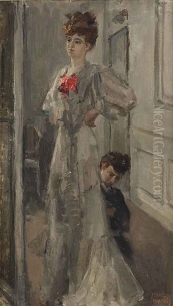 The New Dress Oil Painting by Isaac Lazarus Israels