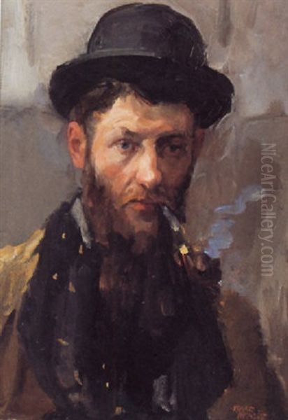 Portret Van Kees Van Dongen Oil Painting by Isaac Lazarus Israels