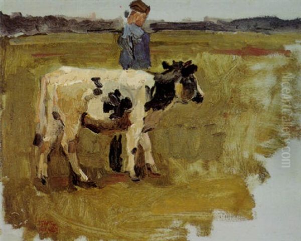 Landscape Oil Painting by Isaac Lazarus Israels
