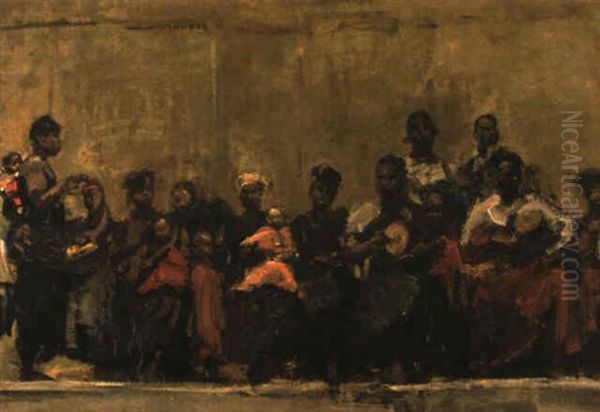 Danse Exotique Oil Painting by Isaac Lazarus Israels