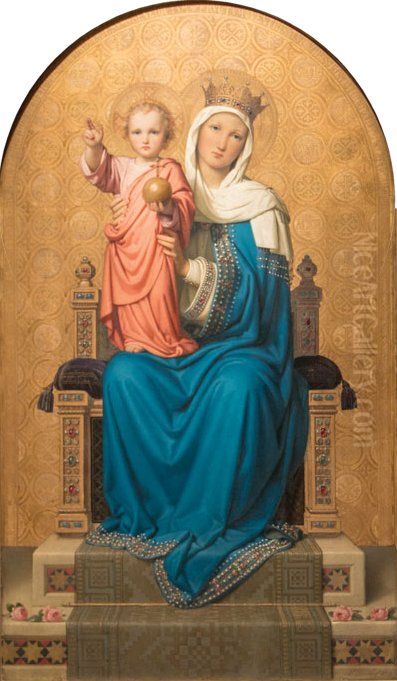 Mother Of The World Oil Painting by Franz Ittenbach