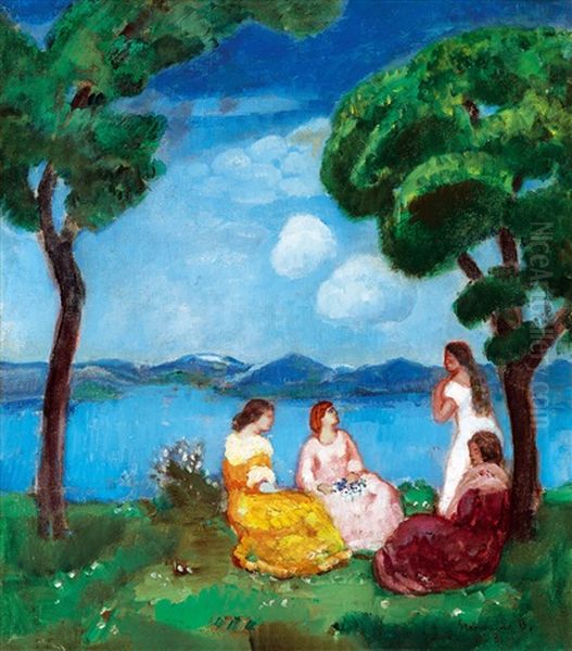 Spring Oil Painting by Bela Ivanyi Gruenwald