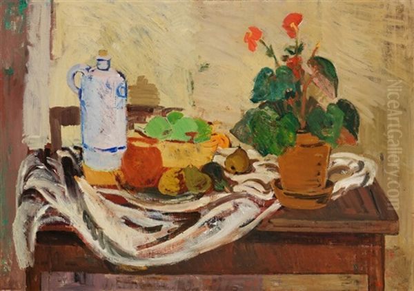 Nature Morte Oil Painting by Kraesten Iversen