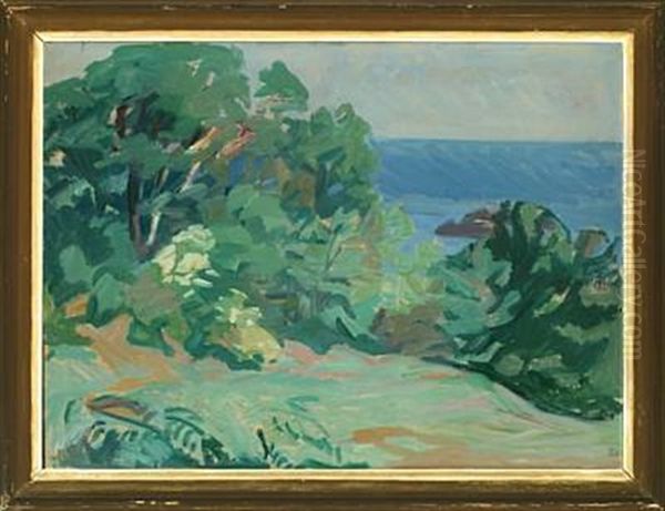Summer Scenery, Bornholm Oil Painting by Kraesten Iversen
