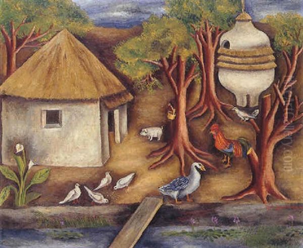 Paisaje De Cuautla Oil Painting by Maria Izquierdo