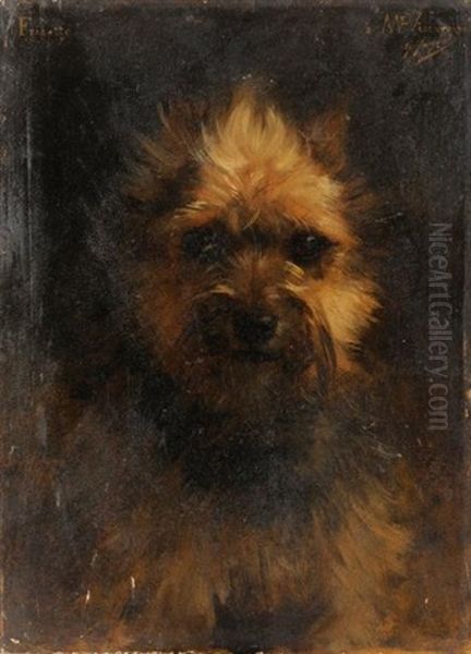 Frisette Oil Painting by Jacquet Gustave