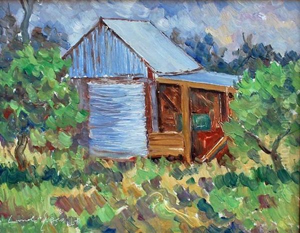 Fishermans Cottage Oil Painting by Lionel Jago