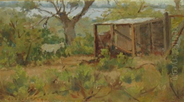 The Old Dairy South Perth Oil Painting by Lionel Jago