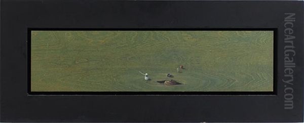 Ritual Oil Painting by David James